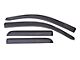 Low Profile Ventvisor Window Deflectors; Front and Rear; Dark Smoke (15-19 Silverado 2500 HD Double Cab)