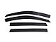 Low Profile Ventvisor Window Deflectors; Front and Rear; Dark Smoke (20-24 Silverado 2500 HD Crew Cab)