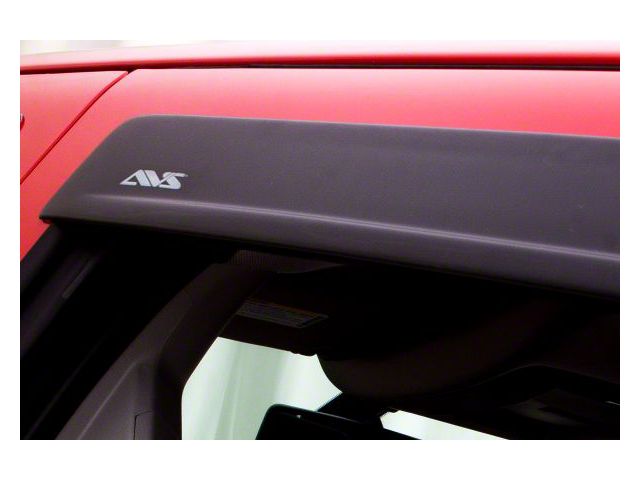 Low Profile Ventvisor Window Deflectors; Front and Rear; Matte Black (20-24 Silverado 2500 HD Double Cab)