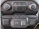 Lower Center Dash Accents; Domed Carbon Fiber (20-24 Silverado 2500 HD)