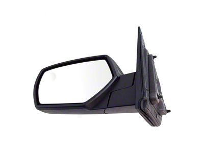 Manual Mirror; Paint to Match Black; Driver Side (15-18 Silverado 2500 HD)