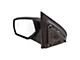 Manual Mirror; Textured Black; Driver Side (15-18 Silverado 2500 HD)