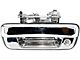 Manual Tailgate Lock Handle; Chrome (07-14 Silverado 2500 HD)