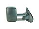 Manual Towing Mirror; Textured Black; Passenger Side (15-19 Silverado 2500 HD)