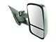 Manual Towing Mirror; Textured Black; Passenger Side (15-19 Silverado 2500 HD)