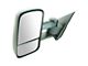 Manual Towing Mirrors; Textured Black (15-19 Silverado 2500 HD)