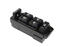 Master Power Window Control Switch; Driver Side (01-02 Silverado 2500 HD Crew Cab)