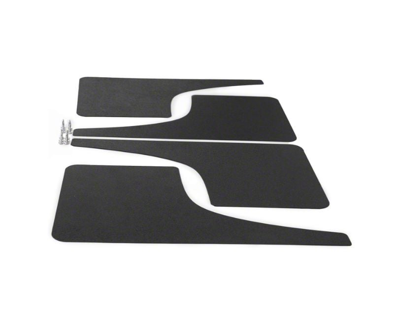 Silverado 2500 Mud Flaps; Front and Rear; Matte Black Vinyl (20-24 ...