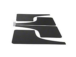 Mud Flaps; Front and Rear; Matte Black Vinyl (20-24 Silverado 2500 HD)