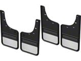 Mud Flaps with Stainless Steel Plate; Front and Rear (20-24 Silverado 2500 HD)