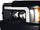 AlphaRex NOVA-Series LED Projector Headlights; Jet Black Housing; Clear Lens (15-19 Silverado 2500 HD)