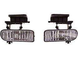 OE Style Replacement Fog Lights; Clear (01-02 Silverado 2500 HD)