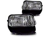 OE Style Replacement Fog Lights; Clear (03-06 Silverado 2500 HD)