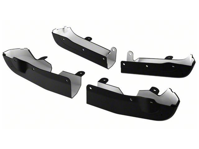 OEM Splash Guard Finishing Caps; Front and Rear (20-24 Silverado 2500 HD)