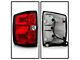 OEM Style Non-Accent Tail Light; Black Housing; Red/Clear Lens; Driver Side (16-19 Silverado 2500 HD w/ Factory Halogen Tail Lights)