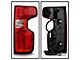 OEM Style Tail Light; Black Housing; Red/Clear Lens; Passenger Side (20-23 Silverado 2500 HD w/ Factory LED Tail Lights)