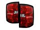OEM Style Tail Lights; Black Housing; Red/Clear Lens (15-19 Silverado 2500 HD w/ Factory Halogen Tail Lights)