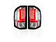 OLED Tail Lights; Chrome Housing; Clear Lens (07-14 Silverado 2500 HD)