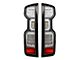 OLED Tail Lights; Chrome Housing; Clear Lens (20-23 Silverado 2500 HD w/ Factory LED Tail Lights)