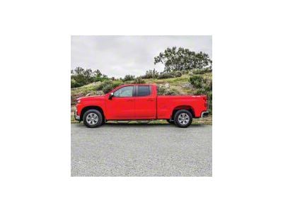 Westin Outlaw Drop Nerf Side Step Bars; Textured Black (15-19 6.0L Silverado 2500 HD)