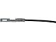 Parking Brake Cable; Intermediate (08-11 Silverado 2500 HD Extended Cab w/ 6.50-Foot Standard Box)