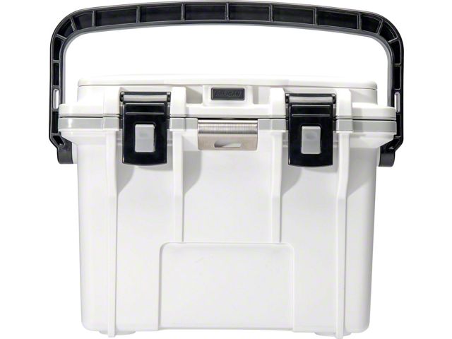 Personal Cooler; 14-Quart; White/Gray