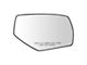 Powered Convex Mirror Glass; Passenger Side (15-17 Silverado 2500 HD)