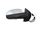 Powered Heated Memory Side Mirror with Chrome Cap; Passenger Side (07-14 Silverado 2500 HD)