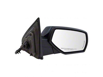 Powered Heated Memory Side Mirror with Puddle Light; Paint to Match; Passenger Side (15-19 Silverado 2500 HD)