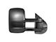 Powered Heated Towing Mirror; Textured Black; Passenger Side (07-14 Silverado 2500 HD)