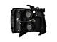 PRO-Series Projector Headlights; Matte Black Housing; Clear Lens (07-14 Silverado 2500 HD)
