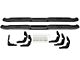 Pro Traxx 4-Inch Oval Side Step Bars; Black (15-19 Silverado 2500 HD Regular Cab)