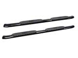 Pro Traxx 4-Inch Oval Side Step Bars; Black (20-25 Silverado 2500 HD Double Cab)