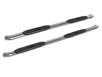 Pro Traxx 4-Inch Oval Side Step Bars; Stainless Steel (20-25 Silverado 2500 HD Double Cab)