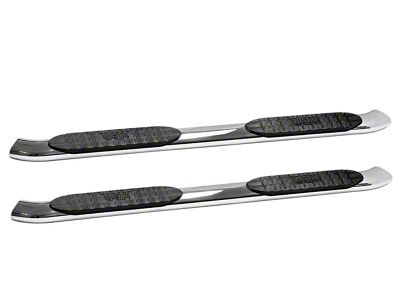 Westin Pro Traxx 5-Inch Oval Side Step Bars; Stainless Steel (15-19 Silverado 2500 HD Crew Cab)