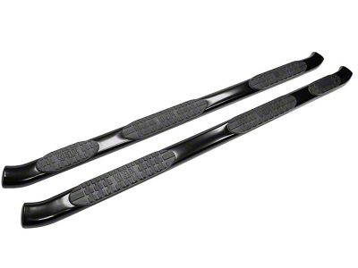 Westin Pro Traxx 5-Inch Wheel-to-Wheel Oval Side Step Bars; Black (07-19 Silverado 2500 HD Extended/Double Cab SRW w/ 8-Foot Long Box)