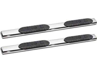 Pro Traxx 6-Inch Oval Side Step Bars; Stainless Steel (20-25 Silverado 2500 HD Crew Cab)