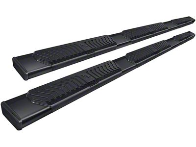 Westin R5 M-Series XD Wheel-to-Wheel Nerf Side Step Bars; Black (20-25 Silverado 2500 HD Crew Cab w/ 8-Foot Long Box)