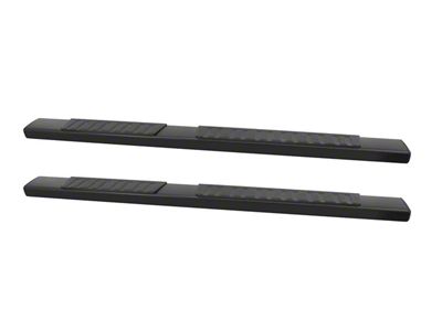 R7 Nerf Side Step Bars; Black (07-19 Silverado 2500 HD Extended/Double Cab)