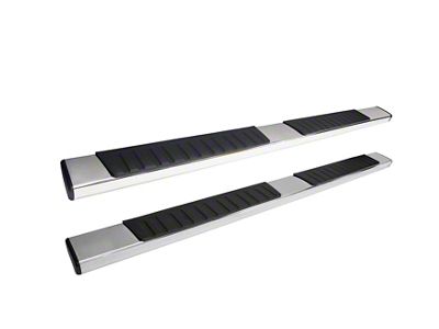 R7 Nerf Side Step Bars; Stainless Steel (20-25 Silverado 2500 HD Regular Cab)