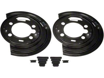 Rear Brake Backing Plate; Pair (08-14 Silverado 2500 HD w/ RPO Code JH6)