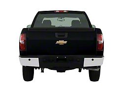 Rear Bumper Cover; Pre-Drilled for Backup Sensors; Gloss White (07-14 Silverado 2500 HD)