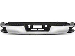 Rear Bumper; Not Pre-Drilled for Backup Sensors; Chrome (15-19 Silverado 2500 HD w/ Hitch Draw Bar)