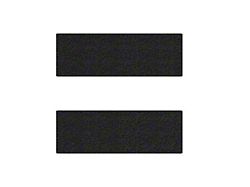 Rear Door Sill Protection; Textured Black (15-25 Silverado 2500 HD Double Cab)