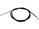 Rear Parking Brake Cable; Driver Side (12-18 Silverado 2500 HD w/ 8-Foot Long Box)