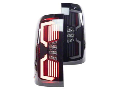 Renegade Series V2 Sequential LED Tail Lights; Black Housing; Smoked Lens (15-19 Silverado 2500 HD w/o Factory LED Tail Lights)