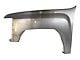 Replacement Aftermarket Fender; Driver Side; Switchblade Silver Pearl (15-19 Silverado 2500 HD)