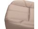 Replacement Bucket Seat Bottom Cover; Driver Side; Light Cashmere/Tan Leather (07-14 Silverado 2500 HD w/ Non-Ventilated Seats)