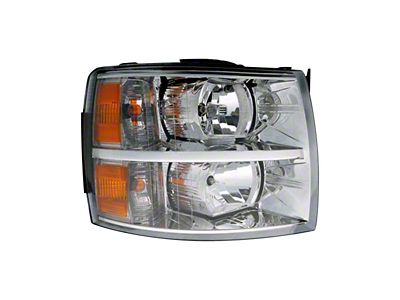 Replacement Halogen Headlight; Passenger Side (07-14 Silverado 2500 HD)