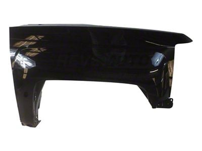 Replacement OEM Fender; Passenger Side; Black (15-19 Silverado 2500 HD)